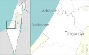 Kedma is located in Ashkelon region of Israel