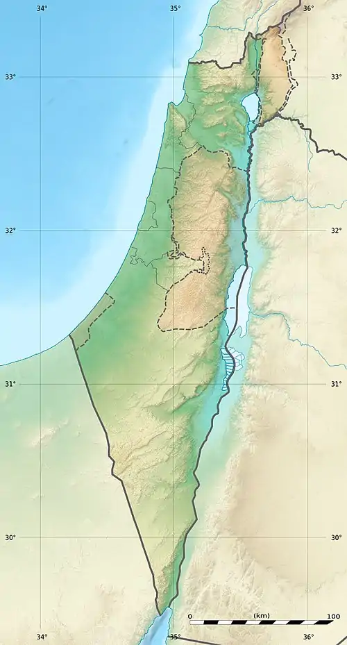 Nahal Me'arot Nature Reserve is located in Israel