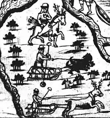 Image 27Siberian peoples as depicted in the 17th century Remezov Chronicle. (from History of Siberia)