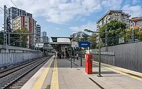 The Marmaray platform since 2017