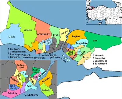 Districts of Istanbul