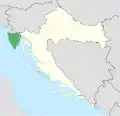 Map of Istria