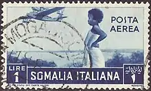 Italian stamp from Mogadiscio