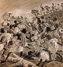 Image 15Wa'daan warriors ambushed and killed the Italian explorer Antonio Cecchi and most of his troops at Lafoole, west of Mogadishu, 1896 (from History of Somalia)