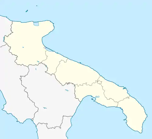 Tuglie is located in Apulia