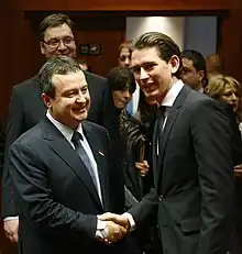 Ivica DačićandSebastian Kurz