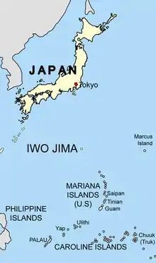 Location in Japan