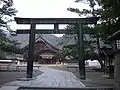 Bronze torii gate