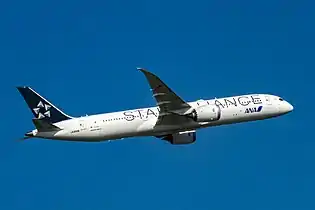 Boeing 787-9 in Star Alliance livery