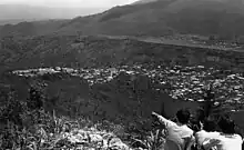 View of Jacaltenango and San Marcos beyond.