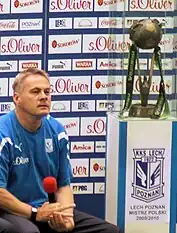 Zieliński as [[Lech Poznań]] [[coach (sport)|manager]]