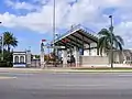 The outside of Radiology Associates Field at Jackie Robinson Ballpark