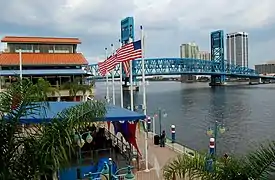 View of Main Street Bridge from the Jacksonville Landing