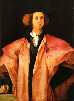 Pontormo: Porträt of Amerigo Antinori, ca. 1525.