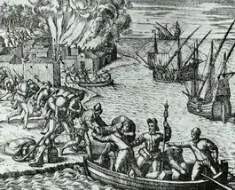 Image 36Jacques de Sores looting and burning Havana in 1555 (from Piracy)