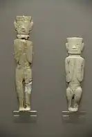 Lingjiatian jade statuettes.