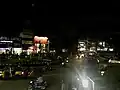 Jagadamba junction at night time.