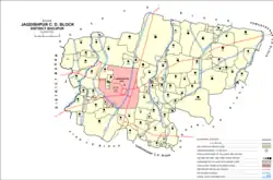 Map of Masurhi (#226) in Jagdishpur block