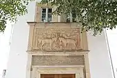 Lintel above the entrance to Jagdschloss Grunewald, Germany