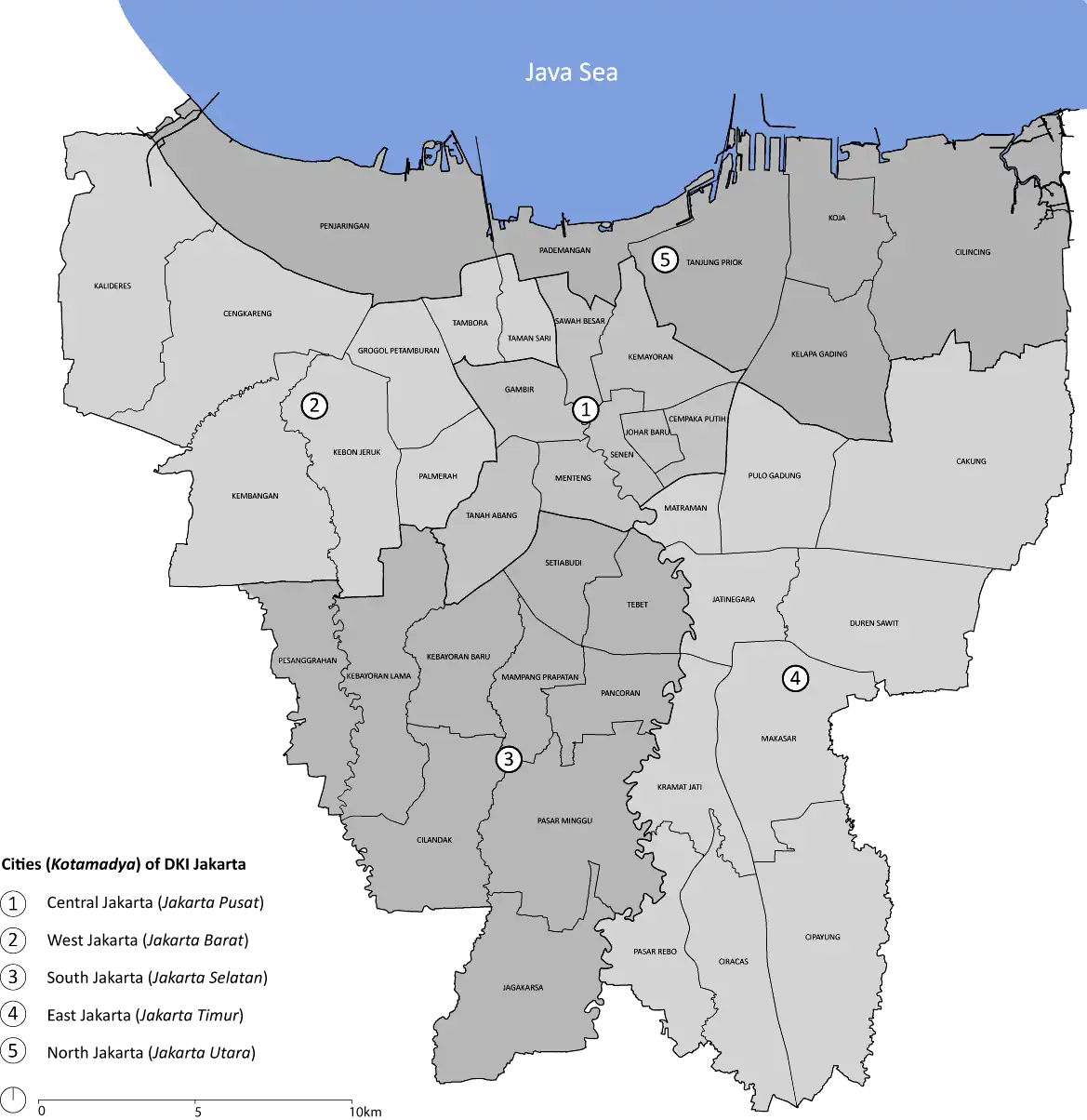 Bungur is located in Jakarta