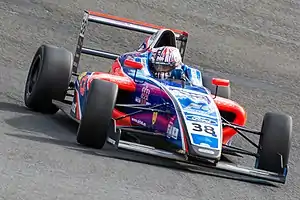 Jamie Caroline British F4 Champion 2017 at Knockhill Circuit