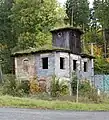 Abandoned house by the road