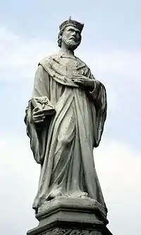 Photograph of Saint John Cantius statue