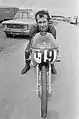 Jan de Vries on his 50cc racer 1971.