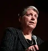 Janet Napolitano, former U.S. Secretary of Homeland Security and Governor of Arizona