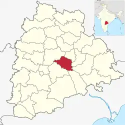 Location in Telangana