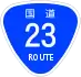 National Route 23 shield