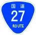 National Route 27 shield