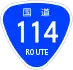 National Route 114 shield