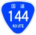 National Route 144 shield