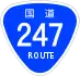 National Route 247 shield