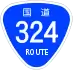 National Route 324 shield