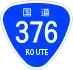 National Route 376 shield