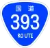 National Route 393 shield