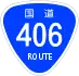 National Route 406 shield