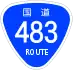 National Route 483 shield