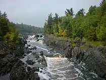 Saint Louis River in Jay Cooke State Park in Minnesota