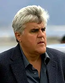 Jay Leno,comedian and former host of The Tonight Show(B.A.)