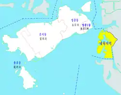 Location of Unseo-dong