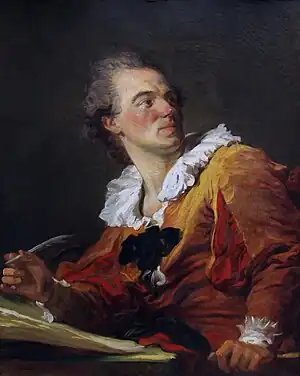 Jean-Honoré Fragonard, Inspiration, 1769