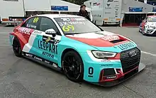 An Audi RS 3 LMS TCR in the TCR Europe Series