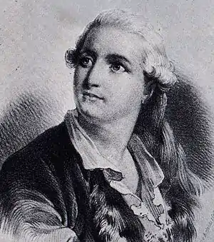 Lithograph of Jean Dauberval, Paris, circa 1790