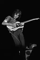 Jeff Beck playing Tele-Gib in 1979