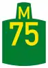 Metropolitan route M75 shield