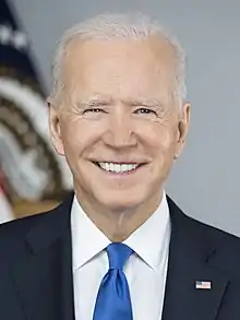 Joe BidenPresident of theUnited States of Americasince 20 January 2021