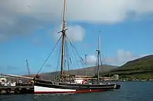 Image 10Johanna TG 326 was built in Sussex, England in 1884, but was sold to the village Vágur in the Faroe Islands in 1894, where it was a fishing vessel until around 1972. The smack was restored in the 1980s and now gives pleasure trips. (from Culture of the Faroe Islands)